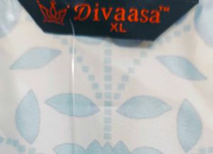 Elegant Blue Printed Cordset