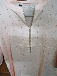 Peack Kurti With Pant Set