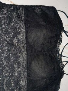 Lace Bralettes - Black &amp; White