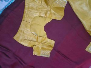 Beautiful Mustard Yellow Saree