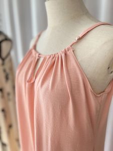 Flowy Peach Maxi Dress
