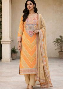 Elegant Embroidered Salwar Suit Material