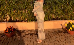 Off-the-Shoulder Maxi Dress