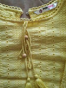 Pink Nine Embroidered Top