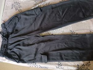 Black Cargo Style Pants