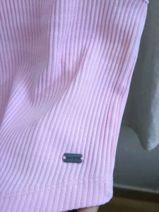 ZARA! Pink Ribbed Tank Top