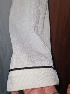 Shein Elegant white Shirt Dress