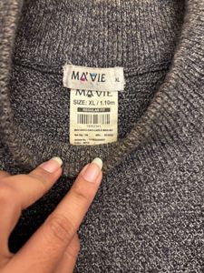 Classic Grey Knit Sweater