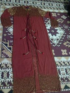 Gown With Cut Dana Heavy Work Shrug