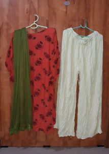 Cotton 3 Piece Suit Set