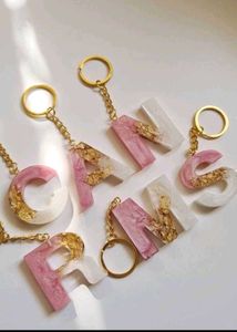 Resin Initial Keychains(Any 2)
