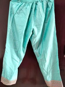 Aqua Embroidered Kurti