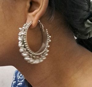 Silver Hoops