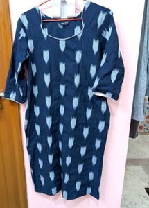 Stylish Blue Printed Kurta