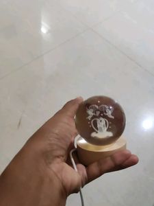 Crystal Ball Lamp - New in Box!