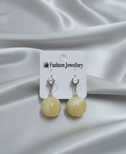 CZ Diamond Stud Ball Drop Earrings for Women