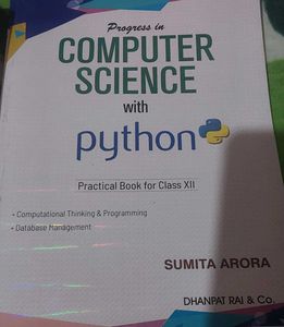 Computer Science with Python Textbook - Class XII