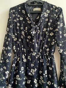 Floral Korean Midi Dress