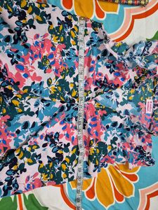 Floral Flutter Sleeve Top