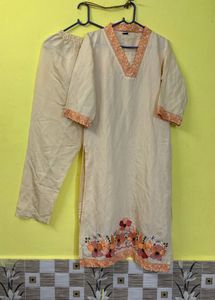 Elegant Embroidered Kurta Set
