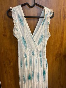 White Embroidered Dress
