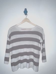 Striped Knit Sweater