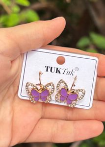 Butterfly Drop Earrings