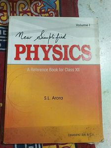 Class 12 S.L. Arora Physics Reference Book