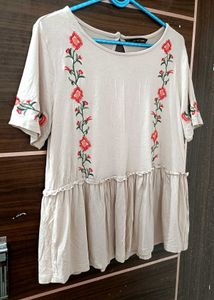 Floral Embroidered Top