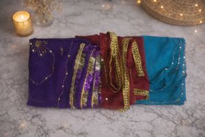 Elegant Ethnic Dupatta - Set of Three