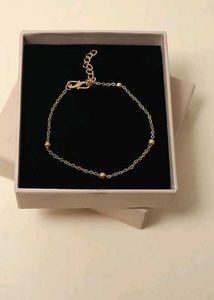 Gold Tone Chain 3 Bracelet combo