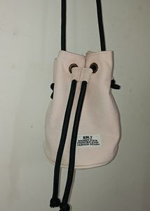 Miniso Pastel Pink Potli Sling Bag.