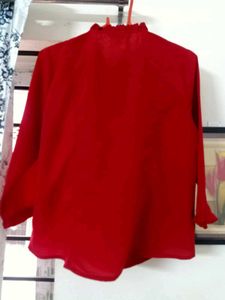 Marie Claire Red Top