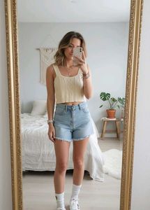 Knit Crop Tank Top