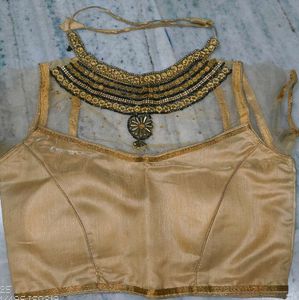 Embroidered Gold Blouse