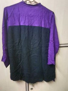 Purple &amp; Black Tunic Top