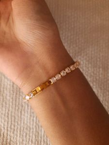 Anti Tarnish Cubic Tennis Bracelet