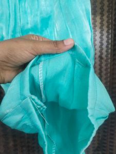 Teal Ethnic Skirt