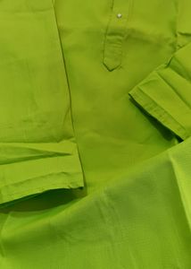 Neon Green Cotton Kurta / Unisex.