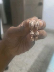 Rose Gold Drop Earrings