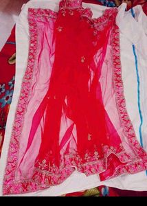 Red Embroidered Lehenga Choli