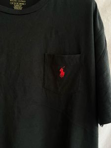 RALPH LAUREN BLACK TEE