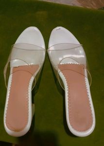 White High Heel Sandal Party Wear