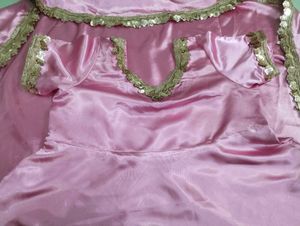 Baby Pink Satin Gown