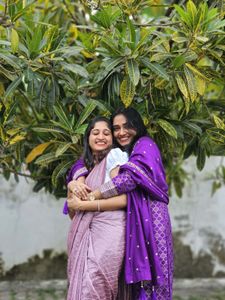 Gorgeous onion pink saree 💗🎀