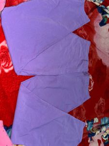Zebra Print Cropped Tank Anf Purple Pant