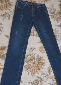 Dark Blue Denim Jeans