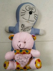 Soft Toy Doremon And Bear