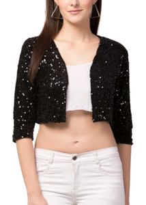 Sparkly Black Bolero Jacket