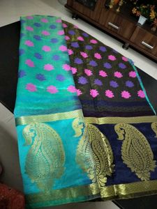 Festive Wear Dual Colour Saree